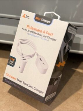 Rideshare 4-Port Car Charger
